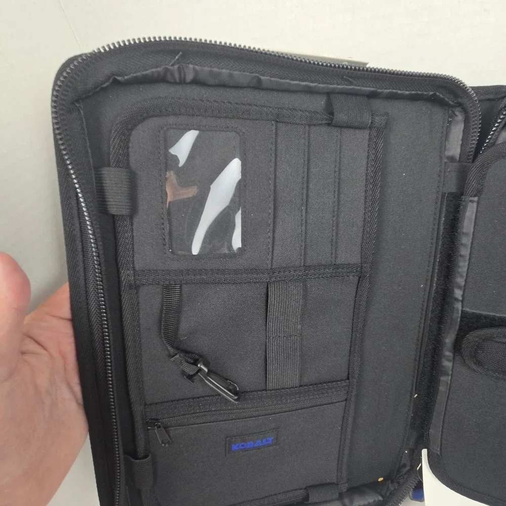 Kobalt Contractor Portfolio Unisex Black Tablet Storage Organizer 0549809 NWT